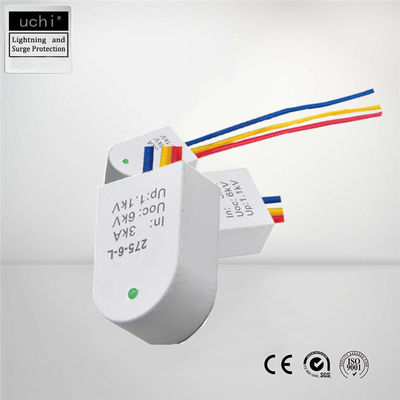 جهاز حماية التيار الكهربائي Uchi بالحرارة LED ، 230V Class 3 SPD